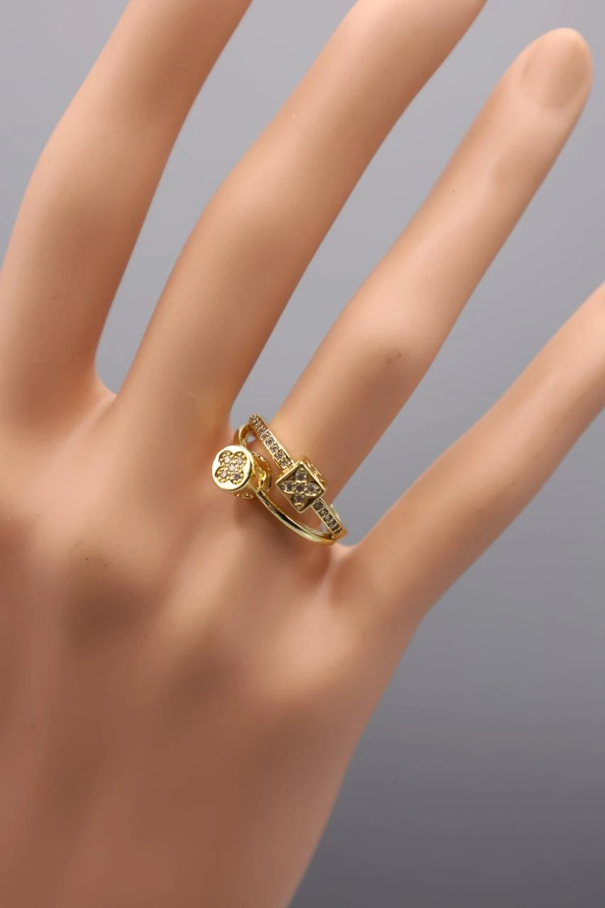Golden adjustable lucky ring - Gold plated 2047 at €12.99 – photo 2